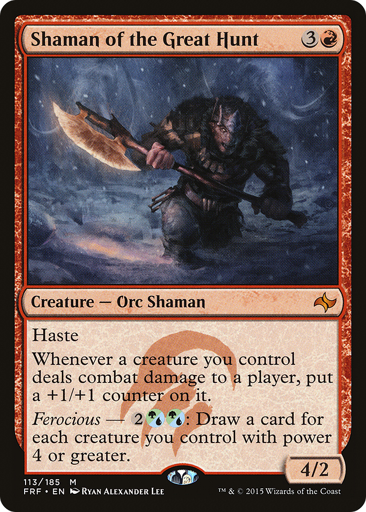 Shaman of the Great Hunt (FRF-113) [Fate Reforged] Foil