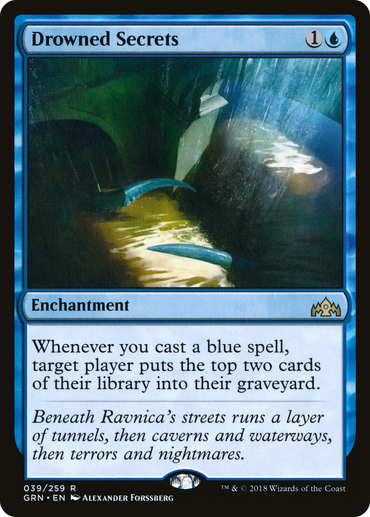 Drowned Secrets (GRN-039) [Guilds of Ravnica] Foil