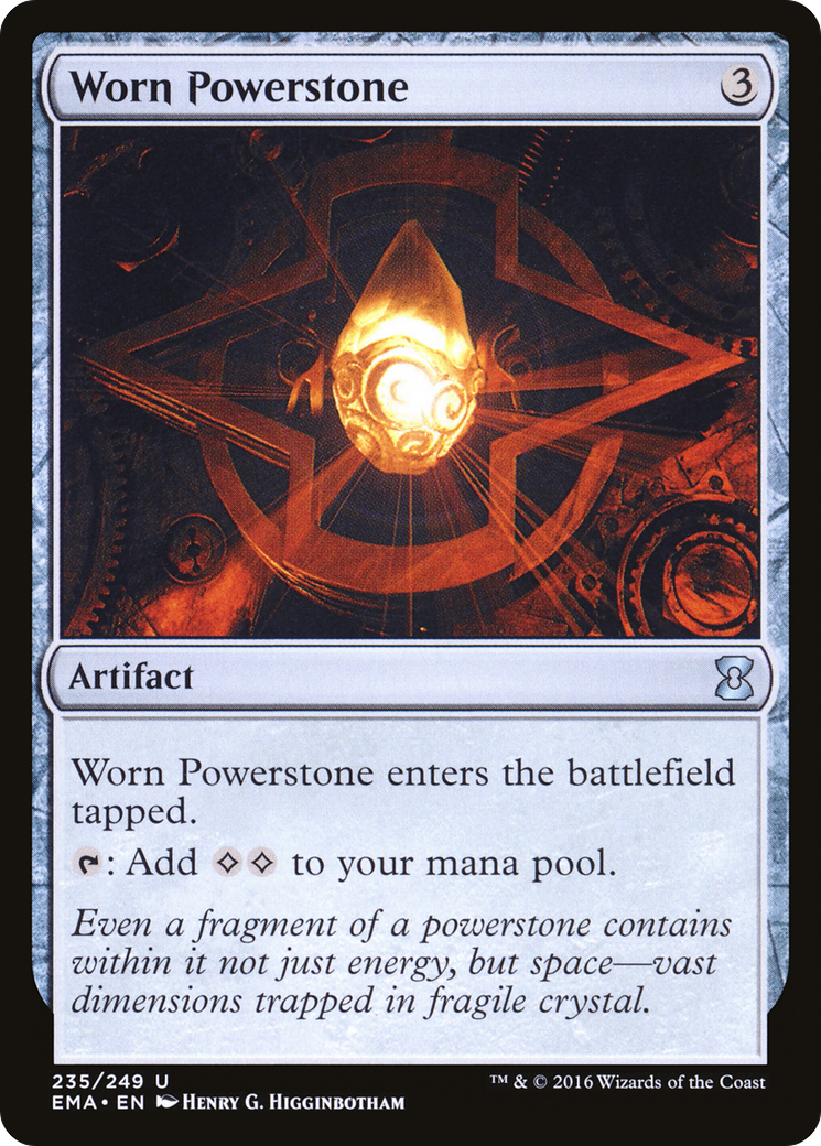 Worn Powerstone (EMA-235) [Eternal Masters] Foil