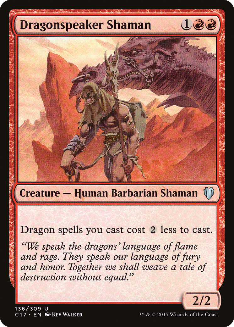 Dragonspeaker Shaman (C17-136) [Commander 2017]