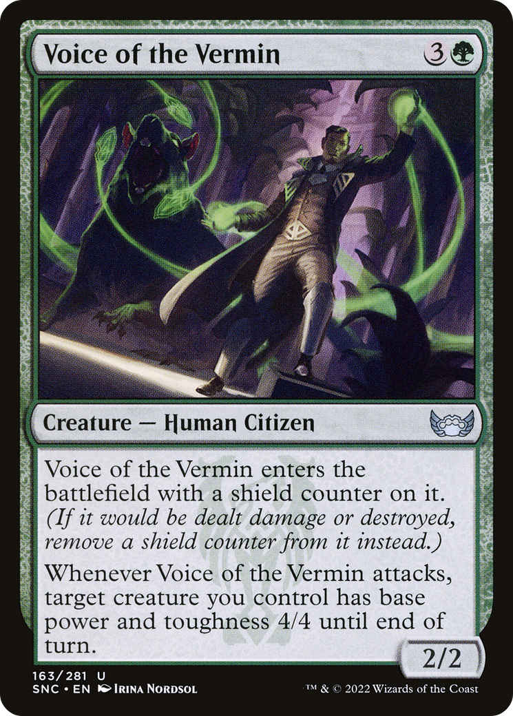 Voice of the Vermin (SNC-163) [Streets of New Capenna]