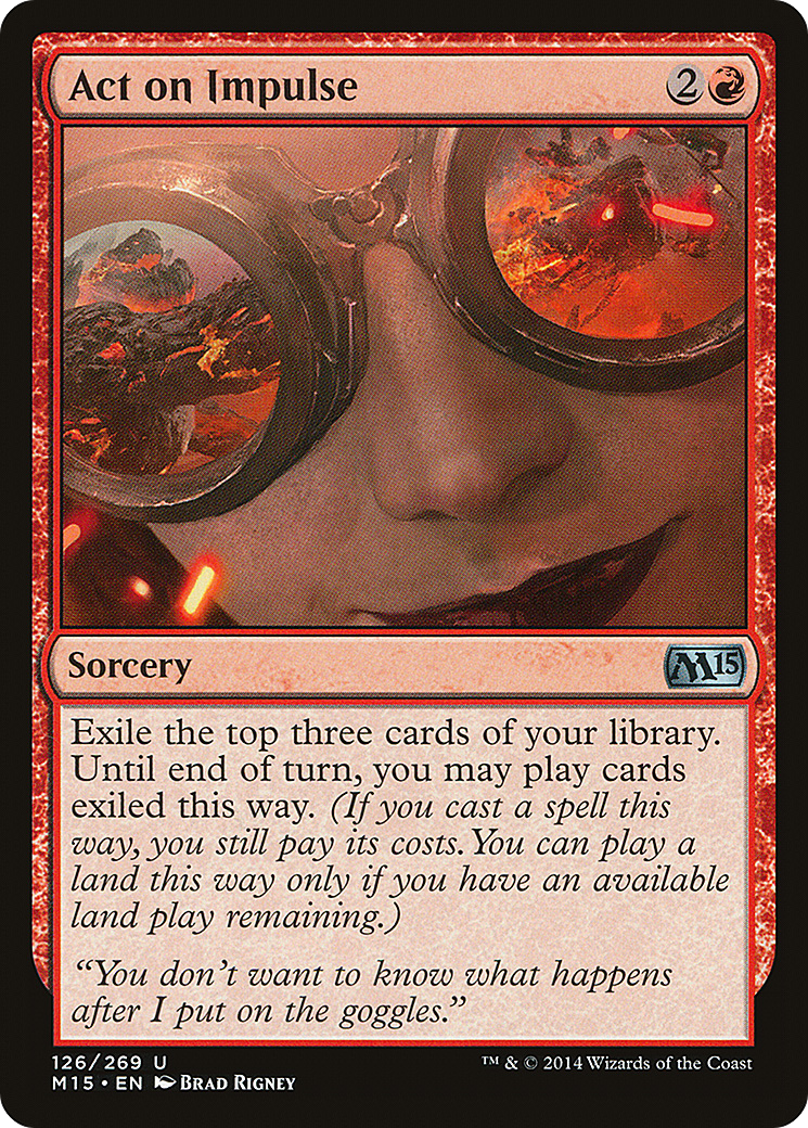 Act on Impulse (M15-126) [Magic 2015] Foil