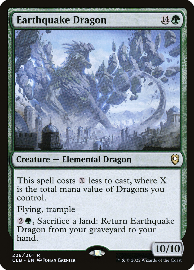 Earthquake Dragon (CLB-228) [Commander Legends: Battle for Baldur's Gate]