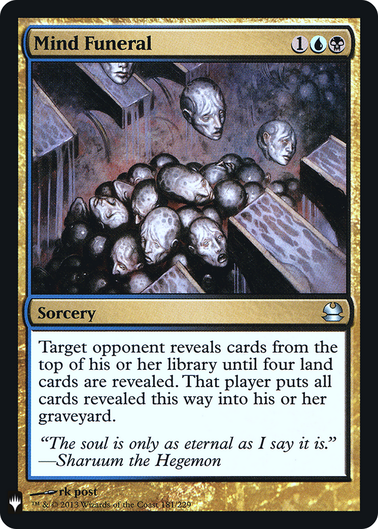Mind Funeral (LIST-MMA-181) [The List] Foil