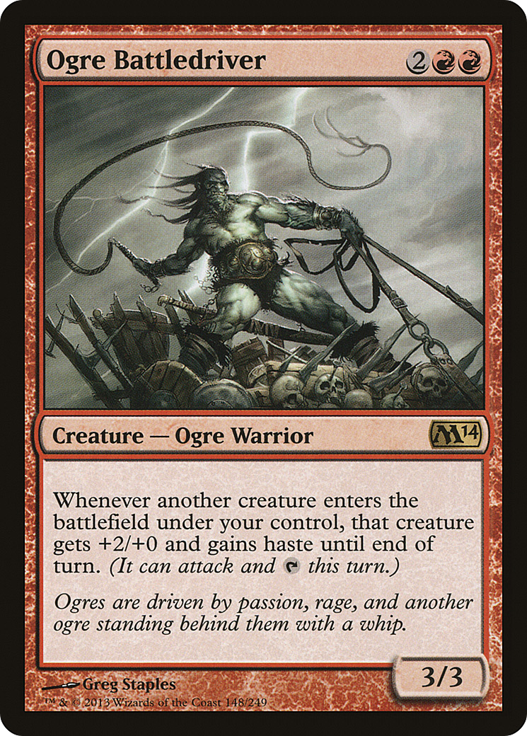 Ogre Battledriver (M14-148) [Magic 2014] Foil