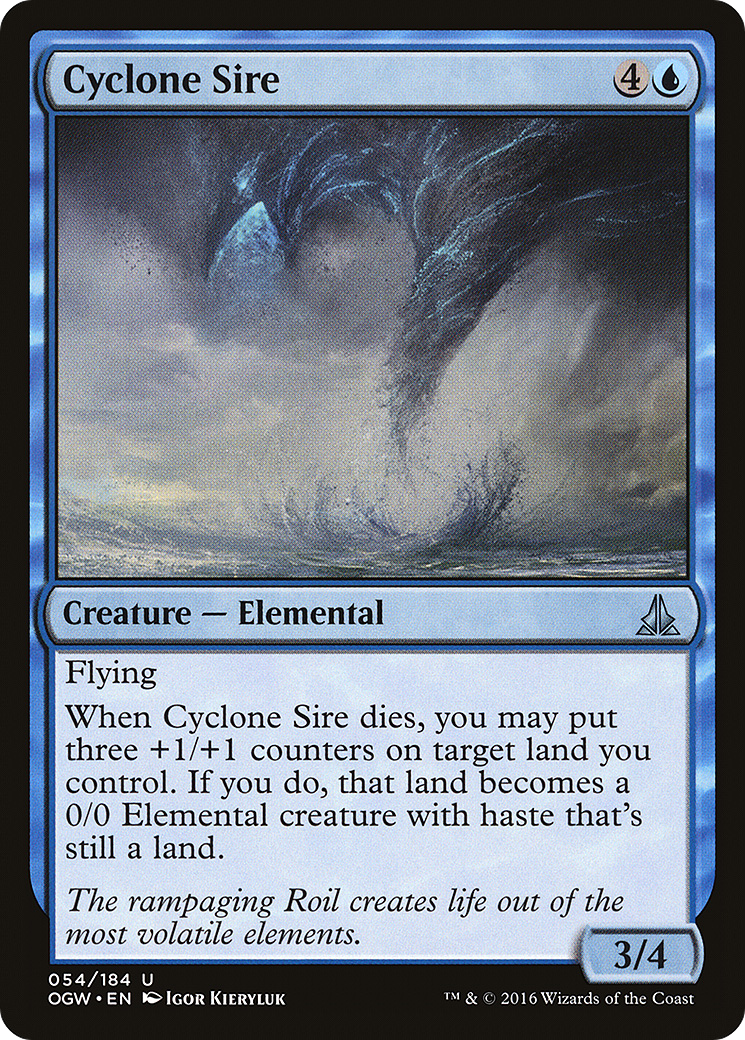 Cyclone Sire (OGW-054) [Oath of the Gatewatch] Foil