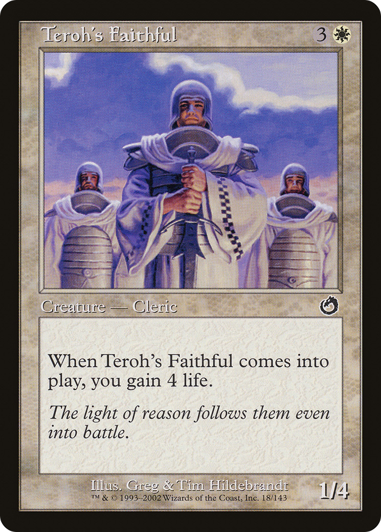 Teroh's Faithful (TOR-018) [Torment] Foil