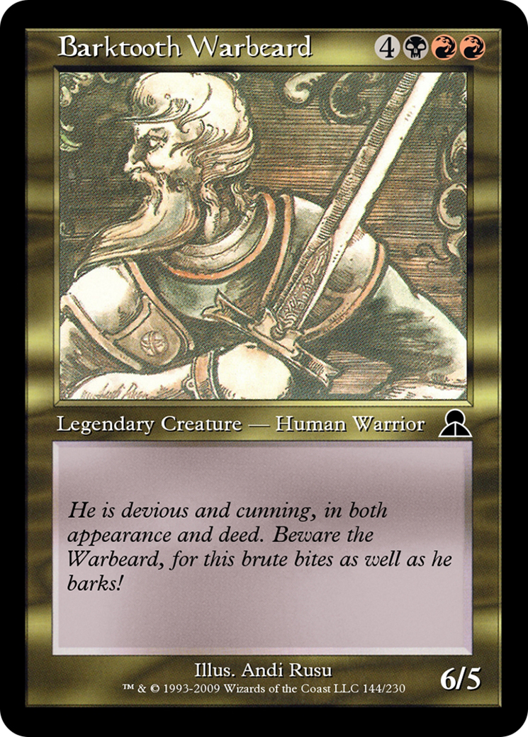 Barktooth Warbeard (ME3-144) [Masters Edition III] Foil