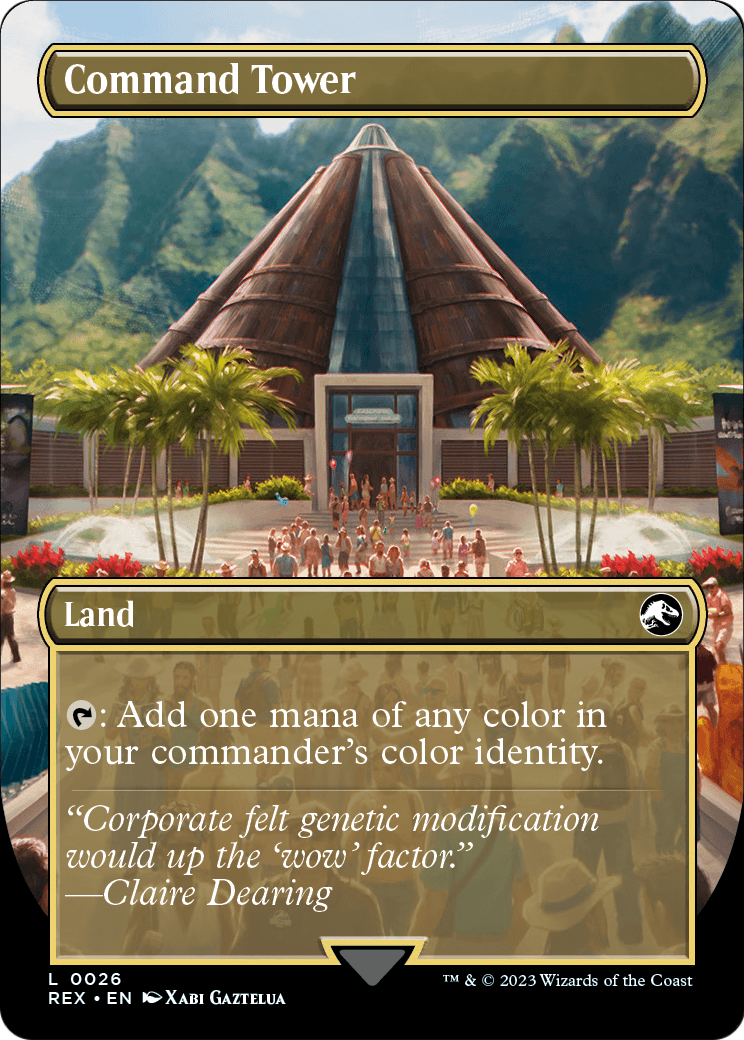 Command Tower (Borderless) (REX-026) [Jurassic World Collection]