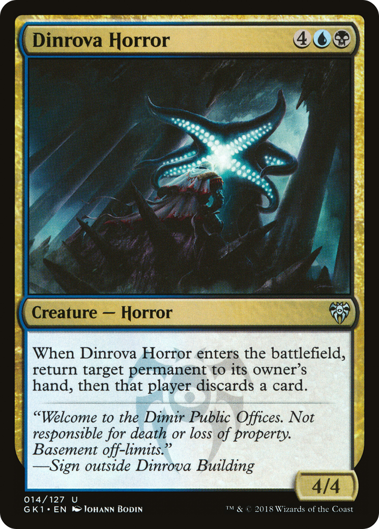 Dinrova Horror (GR1-014) [GRN Guild Kit]