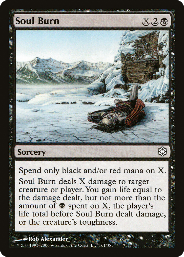 Soul Burn (CTD-161) [Coldsnap Theme Decks]