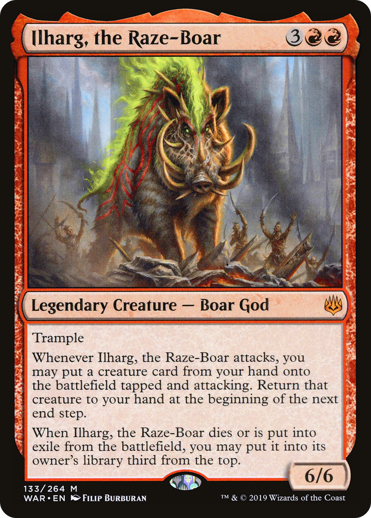 Ilharg, the Raze-Boar (WAR-133) [War of the Spark] Foil