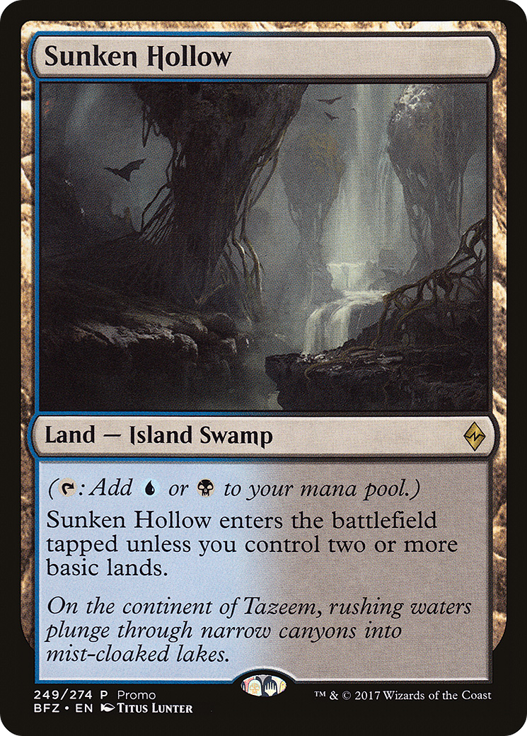 Sunken Hollow (SSP-249) [BFZ Standard Series]