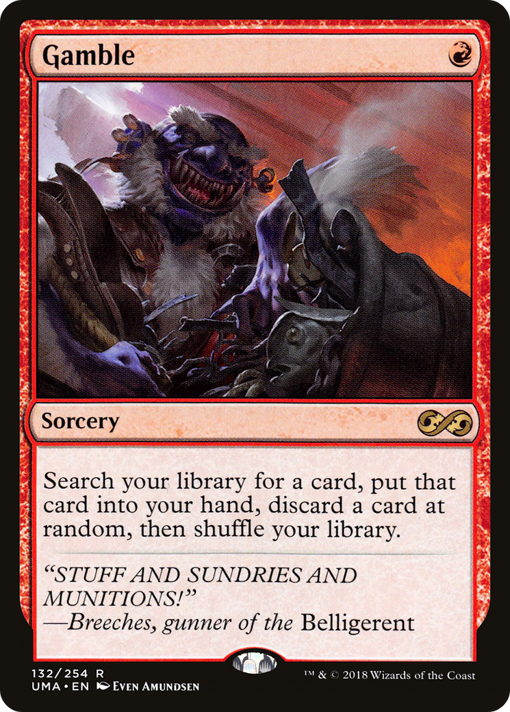 Gamble (UMA-132) [Ultimate Masters] Foil