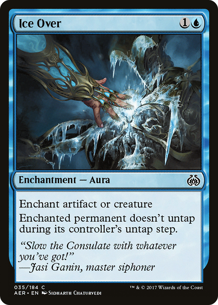 Ice Over (AER-035) [Aether Revolt] Foil
