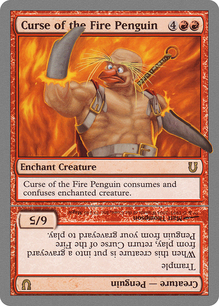 Curse of the Fire Penguin (UNH-073) [Unhinged] Foil