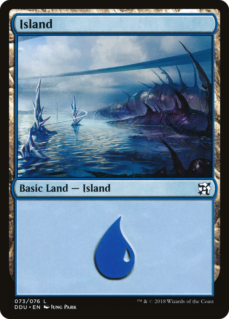 Island (DDU-073) [Duel Decks: Elves vs. Inventors]