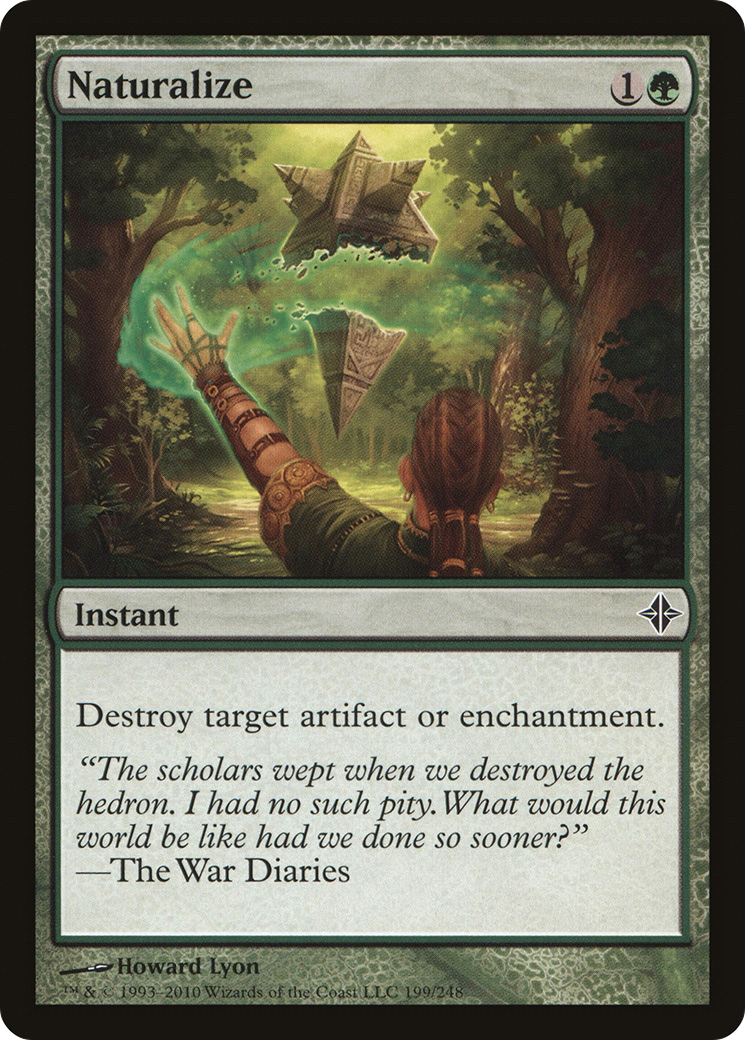 Naturalize (ROE-199) [Rise of the Eldrazi] Foil