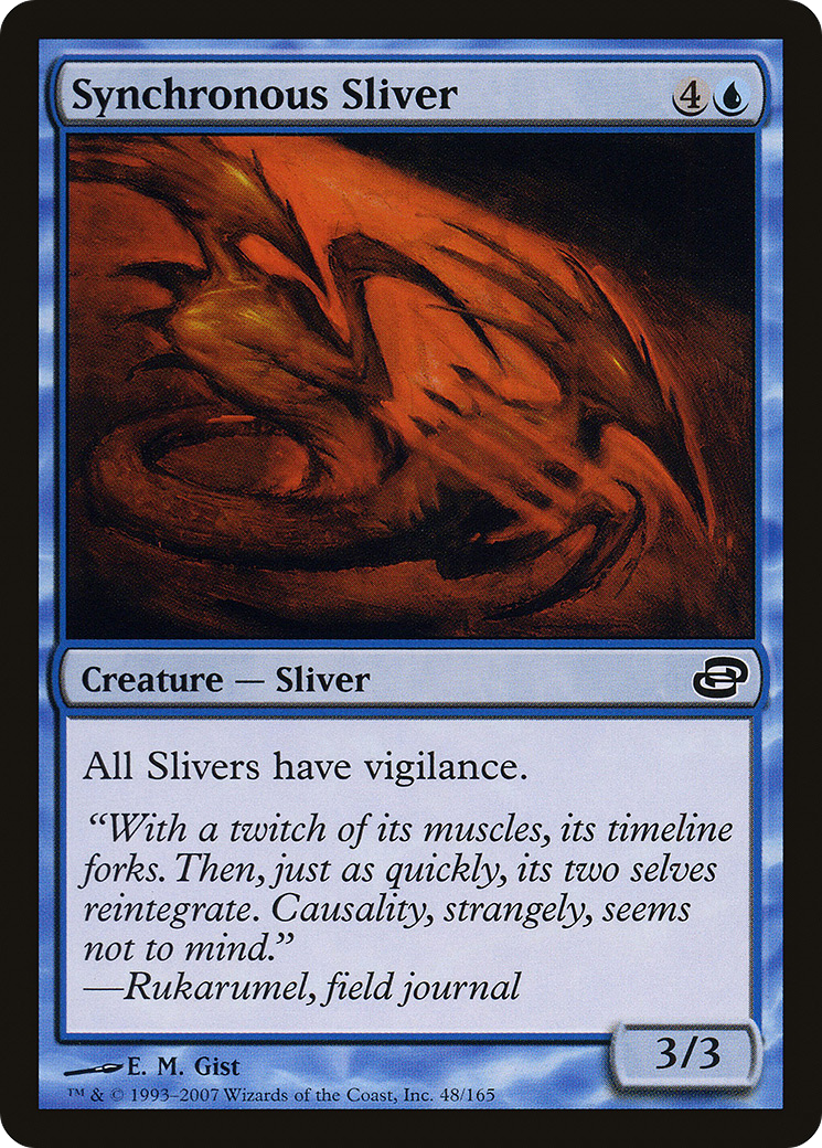 Synchronous Sliver (PLC-048) [Planar Chaos] Foil