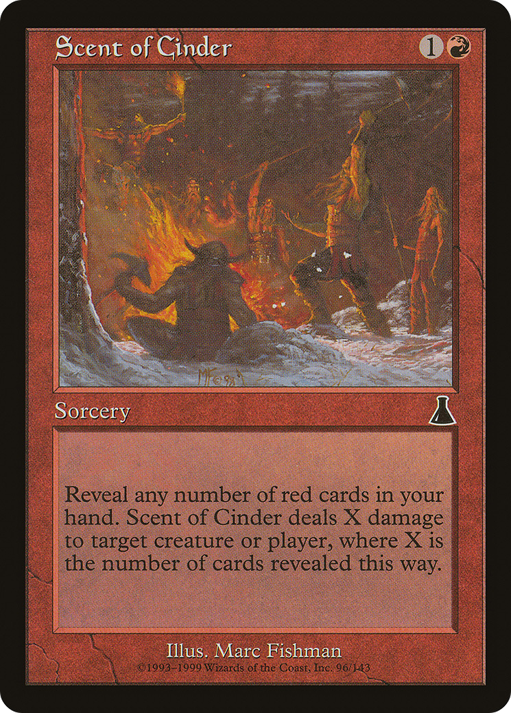 Scent of Cinder (UDS-096) [Urza's Destiny]
