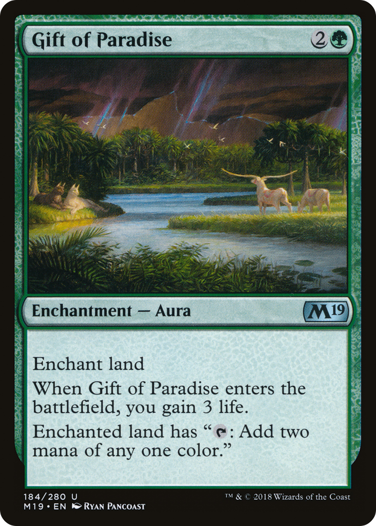 Gift of Paradise (M19-184) [Core Set 2019] Foil