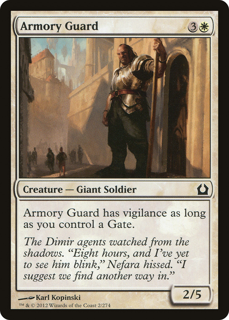 Armory Guard (RTR-002) [Return to Ravnica] Foil