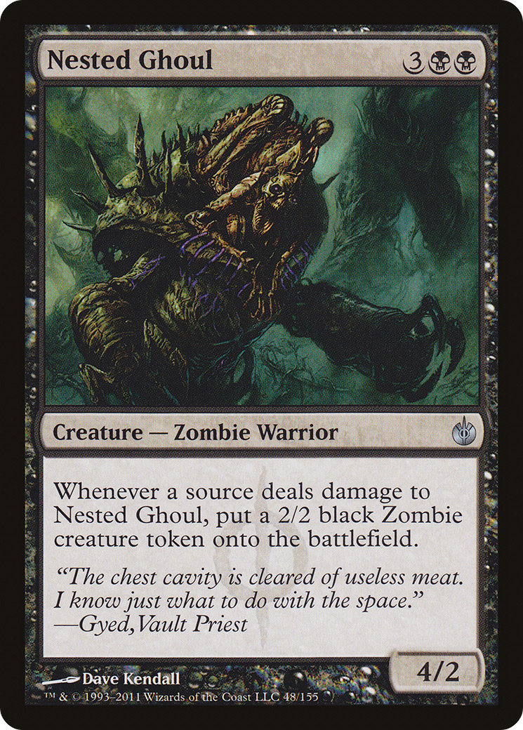 Nested Ghoul (MBS-048) [Mirrodin Besieged] Foil