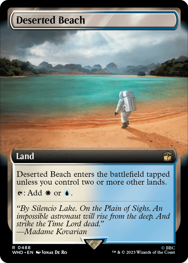 Deserted Beach (Extended Art) (WHO-488) [Doctor Who] Foil