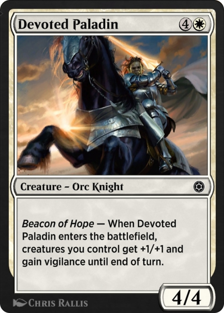 Devoted Paladin (HBG-088) [Alchemy Horizons: Baldur's Gate]