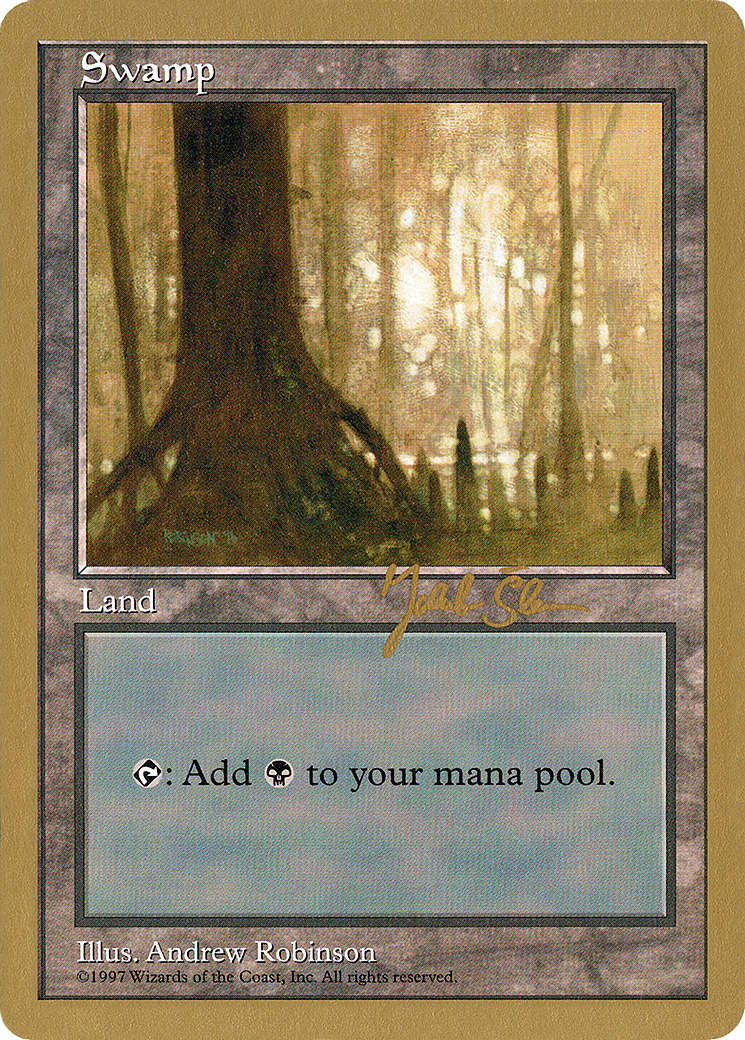 Swamp (445) - 1997 Jakub Slemr (5ED) [World Championship Decks 1997]