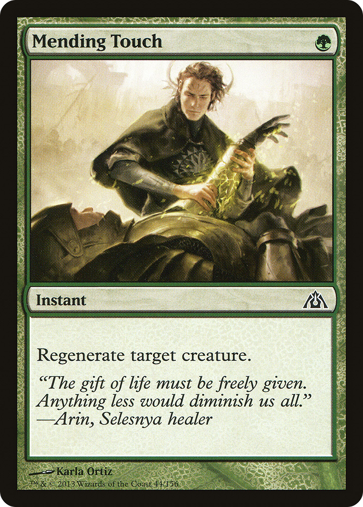 Mending Touch (DGM-044) [Dragon's Maze] Foil