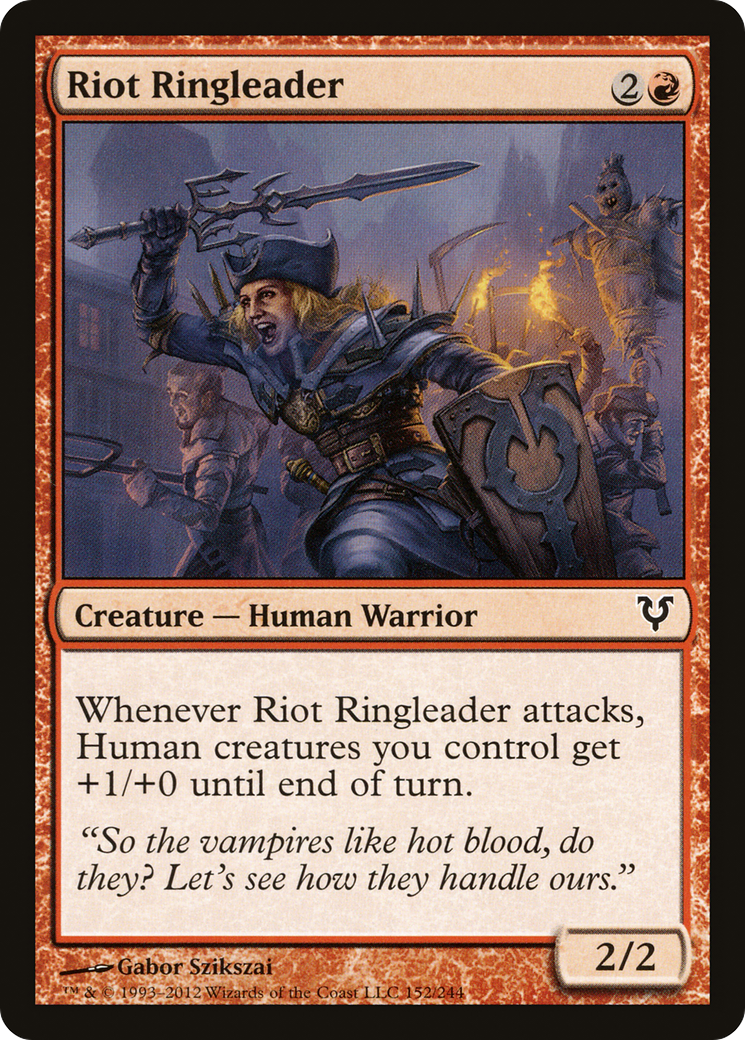 Riot Ringleader (AVR-152) [Avacyn Restored] Foil