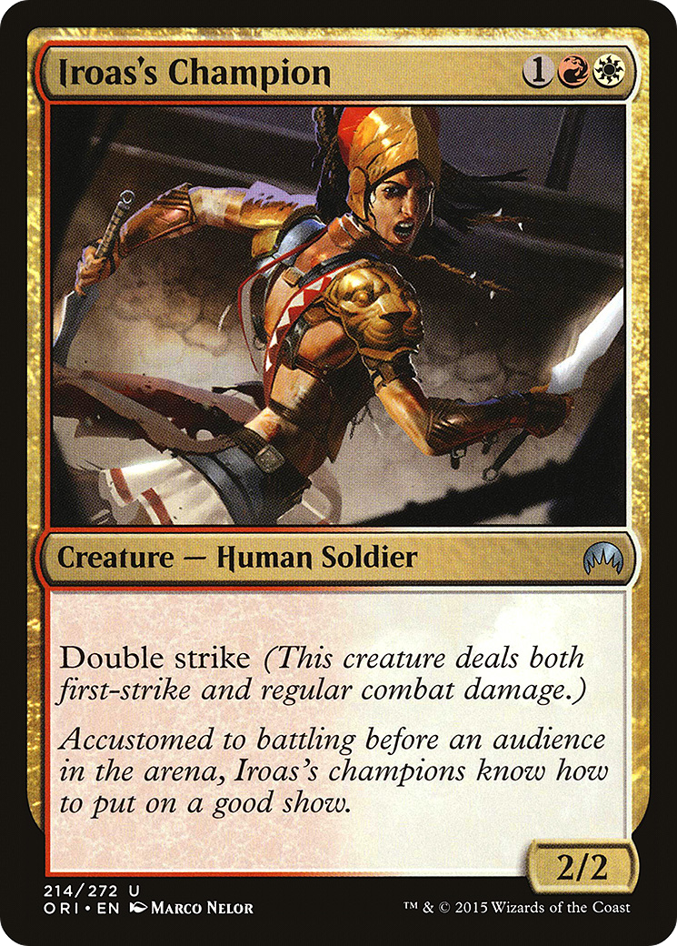 Iroas's Champion (ORI-214) [Magic Origins]