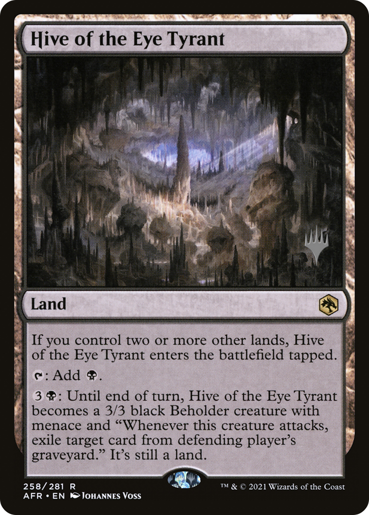 Hive of the Eye Tyrant (PPAFR-258) [Promo Pack: Adventures in the Forgotten Realms Promos]