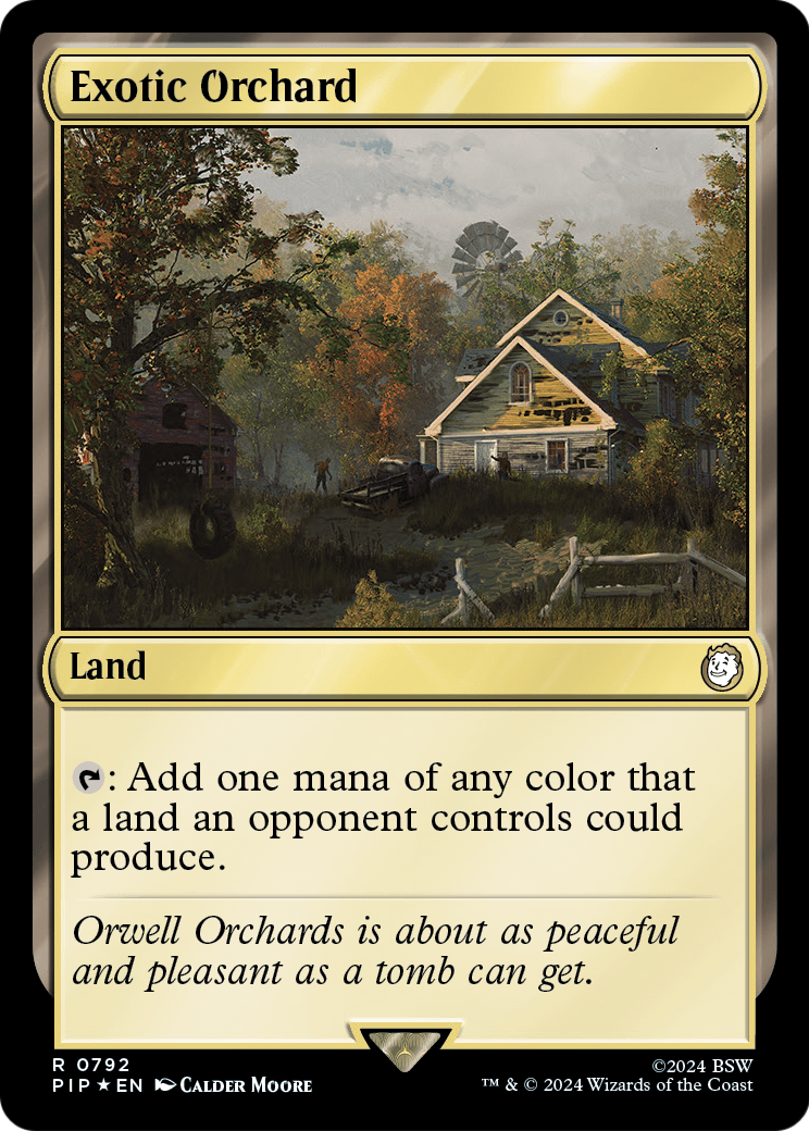 Exotic Orchard (Surge Foil) (PIP-792) [Fallout] Foil