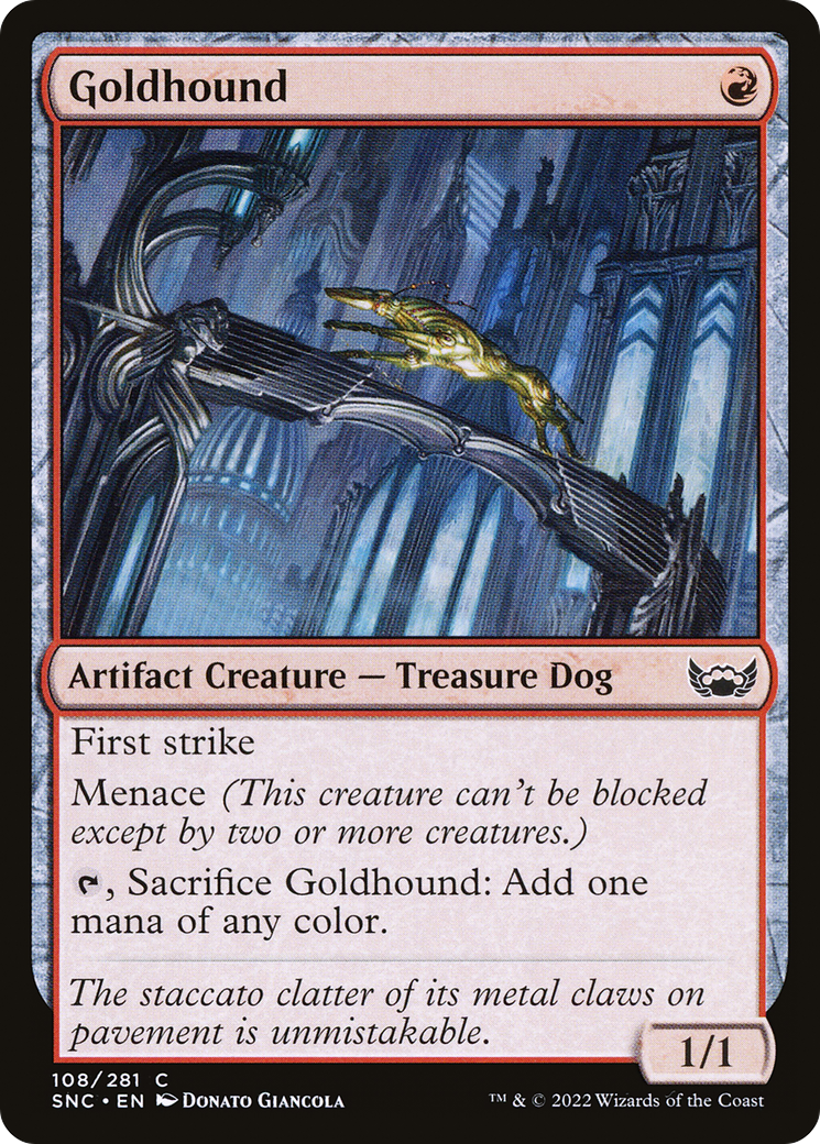 Goldhound (SNC-108) [Streets of New Capenna] Foil