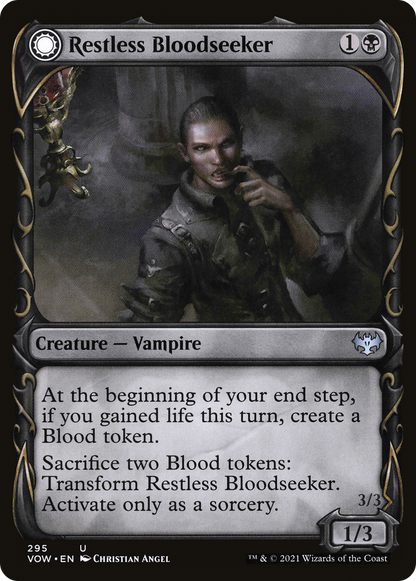 Restless Bloodseeker (Showcase) (VOW-295) [Innistrad: Crimson Vow]