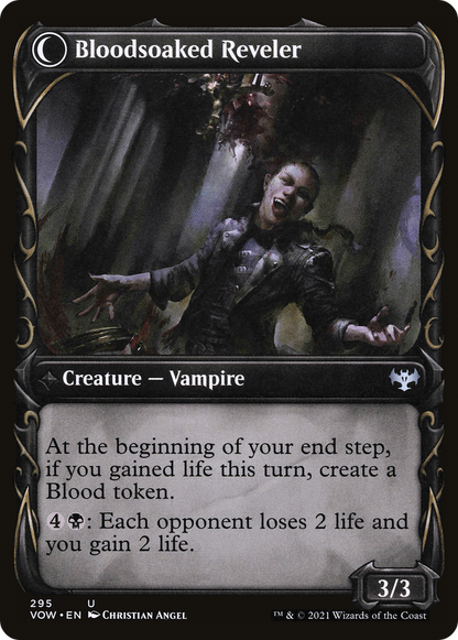 Restless Bloodseeker (Showcase) (VOW-295) [Innistrad: Crimson Vow] Foil