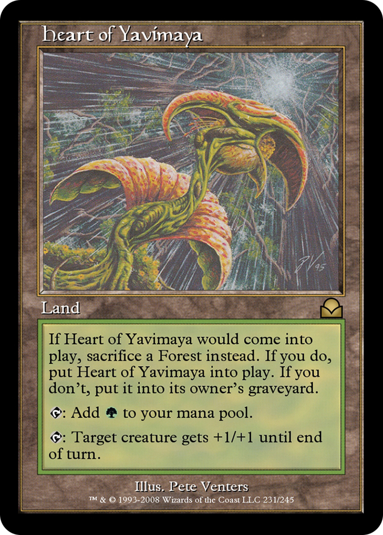 Heart of Yavimaya (ME2-231) [Masters Edition II] Foil