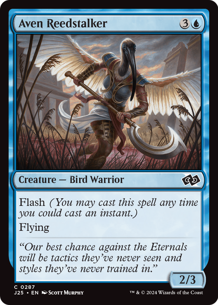 Aven Reedstalker (J25-287) [Foundations Jumpstart]