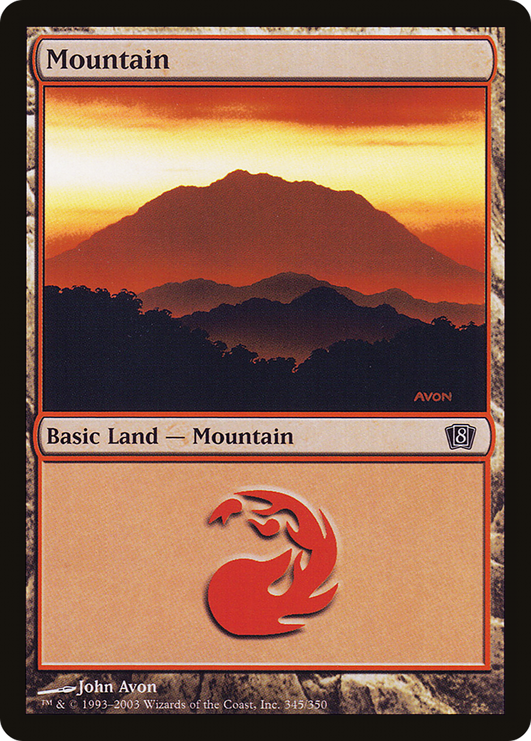 Mountain (8ED-345) [8th Edition]