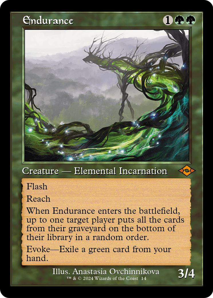 Endurance (Retro Frame) (MH2-014) [Modern Horizons 2 Timeshifts]