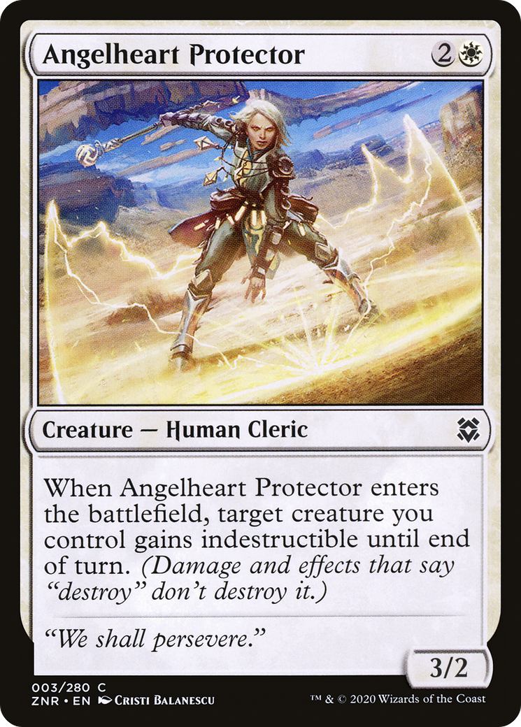Angelheart Protector (ZNR-003) [Zendikar Rising] Foil