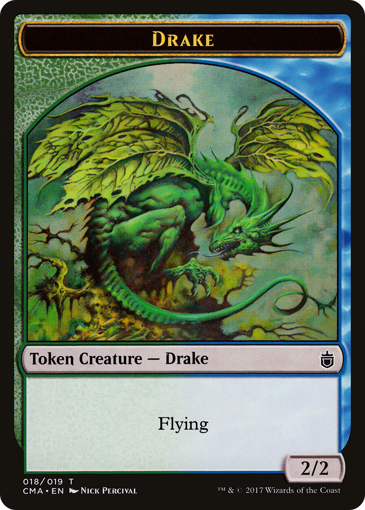 Drake Token (CMA-018) [Commander Anthology Tokens]