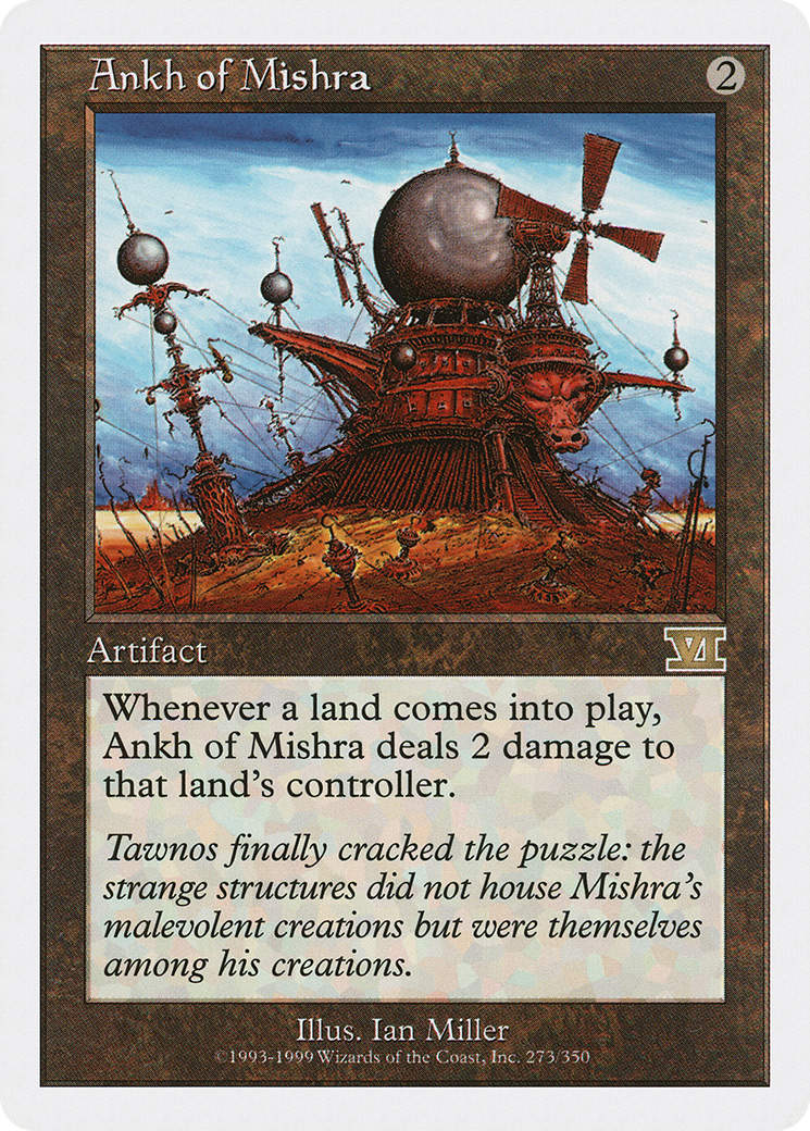 Ankh of Mishra (6ED-273) [Classic Sixth Edition]