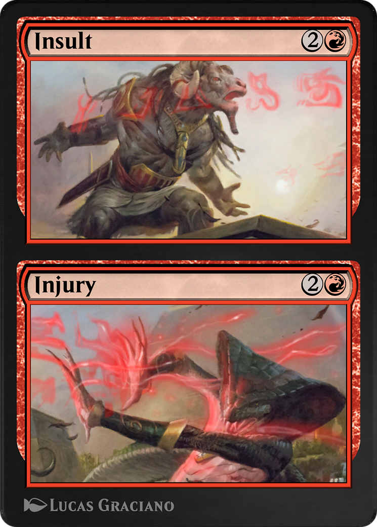 Insult // Injury (AKR-162) [Amonkhet Remastered]