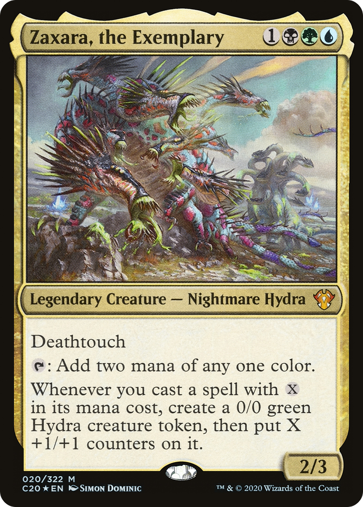 Zaxara, the Exemplary (C20-020) [Commander 2020] Foil