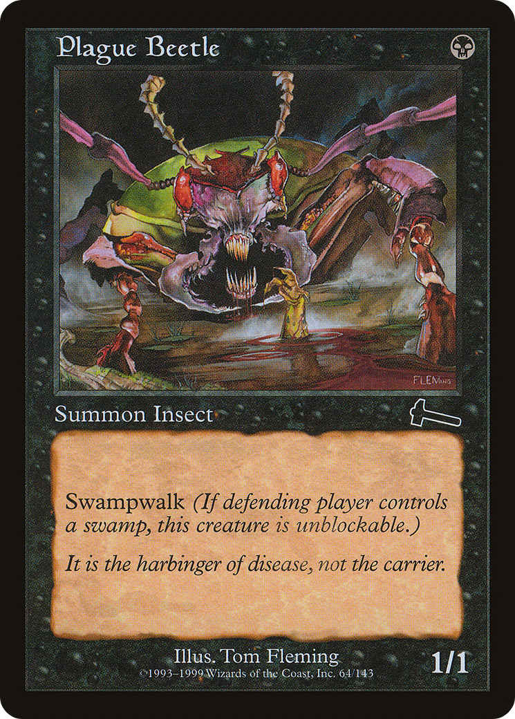 Plague Beetle (ULG-064) [Urza's Legacy] Foil