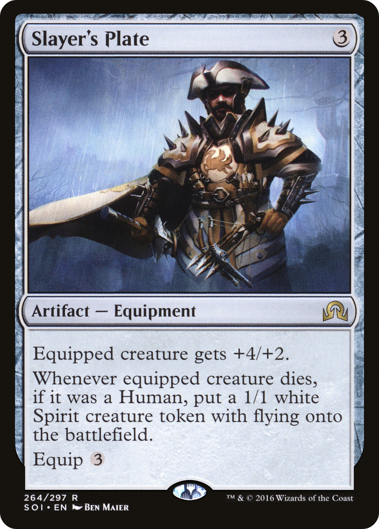 Slayer's Plate (SOI-264) [Shadows over Innistrad] Foil