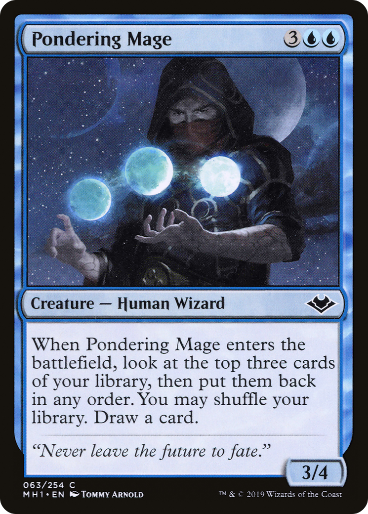 Pondering Mage (MH1-063) [Modern Horizons]
